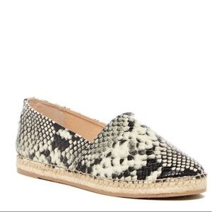 Snakeskin espadrilles